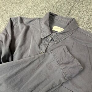 Universal Thread Womens Size Medium Gray Long Sleeve Button Down Shirt Pocket